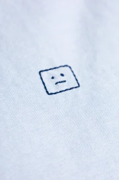 Skjorte|Skjorter<Acne Button-Up Shirt Face Skjorte Lyseblå