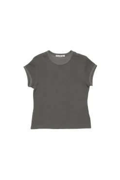 T-Shirt|T-Shirt<Acne Fitted T-Shirt T-shirt Mørkegrå