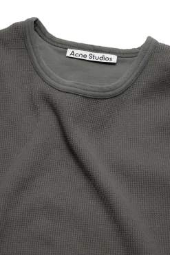 T-Shirt|T-Shirt<Acne Fitted T-Shirt T-shirt Mørkegrå