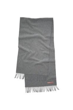 Tilbehør<Acne Fringe Wool Scarf Skjerf Koksgrå