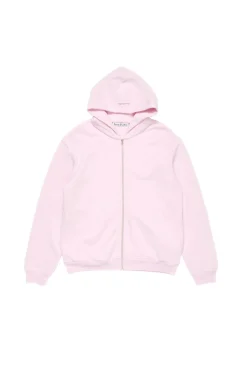 Jakke|Jakke<Acne Hooded Zipper Sweater Jakke Lys Rosa