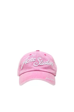 Hodeplagg|Hodeplagg<Acne Logo cap Caps Rosa