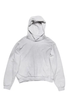 Genser<Acne Logo Hooded Sweater Genser Grå