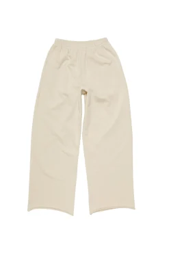 Bukser<Acne Logo Sweatpants Bukse Beige Grå