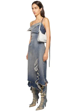 Acne|Veske<Acne Platt Mini Shoulder Bag Veske Hvit