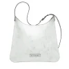 Acne|Veske<Acne Platt Shoulder Bag Veske Hvit Mønster