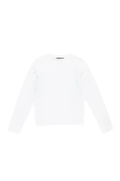 Genser|Genser<Acne Regular Fit Face Long Sleeve Genser Hvit