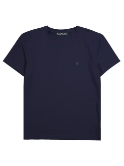 T-Shirt|T-Shirt<Acne Regular Fit Face T-Shirt T-shirt Navy