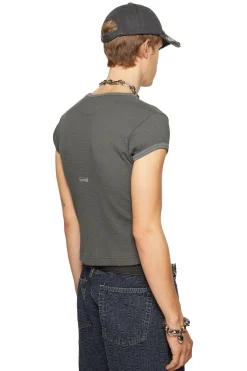 T-Shirt|T-Shirt<Acne T-Shirt Fitted Unisex Fit T-shirt Gråbrun