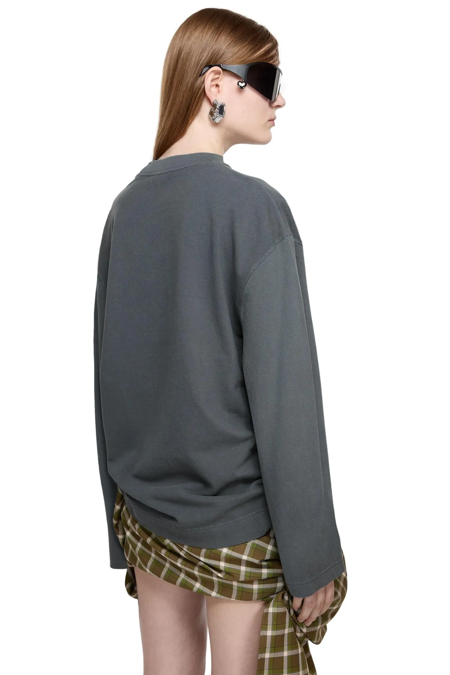 Genser|Genser<Acne T-shirt Logo - Relaxed Fit Genser Marine