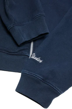 Jakke<Acne Zip-up sweatshirt Jakke Mørkeblå