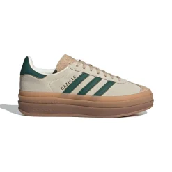 Sko<Adidas Gazelle Bold W ID7056 Sko Beige CWHITE/CGREEN/MAGBEI
