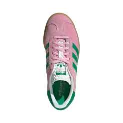 Sko<Adidas Gazelle Bold W IE0420 Sko Rosa Og Grønn TRUPNK/GREEN/FTWWHT