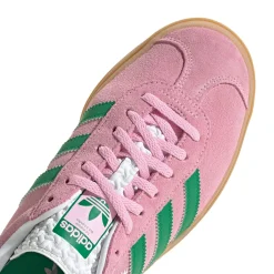 Sko<Adidas Gazelle Bold W IE0420 Sko Rosa Og Grønn TRUPNK/GREEN/FTWWHT