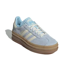 Sko<Adidas Gazelle Bold W JQ7776 Sko Lyseblå CLESKY/CREWHT/GOLDMT