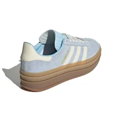 Sko<Adidas Gazelle Bold W JQ7776 Sko Lyseblå CLESKY/CREWHT/GOLDMT