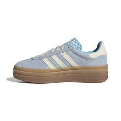 Sko<Adidas Gazelle Bold W JQ7776 Sko Lyseblå CLESKY/CREWHT/GOLDMT