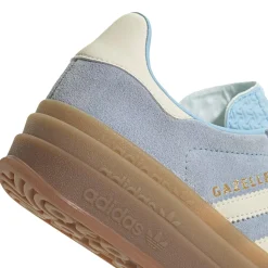 Sko<Adidas Gazelle Bold W JQ7776 Sko Lyseblå CLESKY/CREWHT/GOLDMT