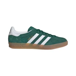 Sko|Sko<Adidas Gazelle Indoor JI2062 Sko Grønn COLLGREEN/FTWWHT/GUM