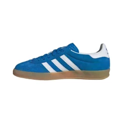Sko|Sko<Adidas Gazelle Indoor JI2061 Sko Blå BLUEBIRD/FTWWHT/GUM2