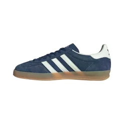 Sko|Sko<Adidas Gazelle Indoor JQ8393 Sko Blå Nindig/owhite/goldmt
