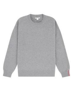 Genser<Amundsen Lodge Sweater Womens Genser Gråblå