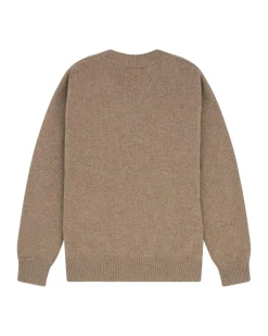 Genser<Amundsen Lodge Sweater Womens Genser Lysebrun
