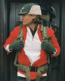 Genser<Amundsen Boiled Half Zip Mens Genser Navy