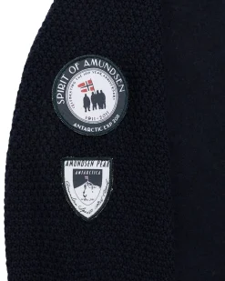 Genser<Amundsen Boiled Ski Sweater Womens Genser Marine