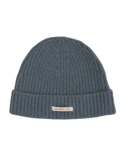 Tilbehør|Hodeplagg<Amundsen Cashmere Beanie Lue Blå Faded Blue