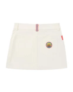 Skjørt<Amundsen Concord G.Dyed Skirt Womens Skjørt Hvit