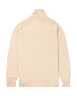 Genser<Amundsen Deck Half Zip Mens Genser Beige