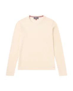 Genser<Amundsen Formula Long Sleeve Womens Genser Beige