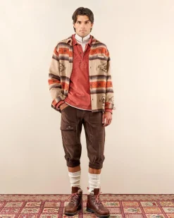 Jakke<Amundsen Framheim Åkle Shirt Jakke Rødbrun