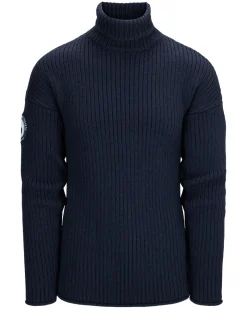 Genser<Amundsen Heroes Original Turtle Neck Mens Genser Navy
