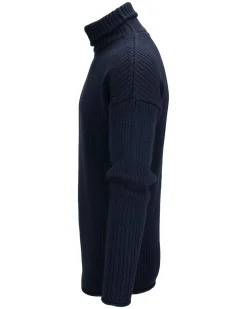 Genser<Amundsen Heroes Original Turtle Neck Mens Genser Navy