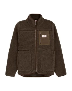 Jakke<Amundsen Heroes Wool Fleece Jacket Womens Jakke Mørkebrun