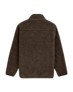 Jakke<Amundsen Heroes Wool Fleece Jacket Womens Jakke Mørkebrun