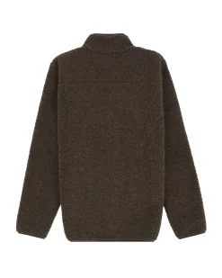 Jakke<Amundsen Heroes Wool Fleece Jacket Mens Jakke Mørkebrun