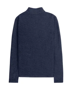 Genser<Amundsen Hut Halfzip Mens Genser Mørkeblå