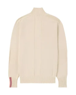 Genser<Amundsen Lascar Half Zip Womens Genser Ecru