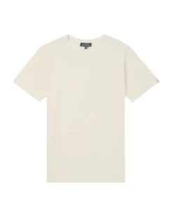 T-Shirt<Amundsen Linen Tee Mens T-shirt Off-White