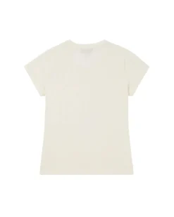 T-Shirt<Amundsen Linen Tee Womens T-shirt Hvit