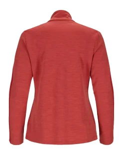 Genser<Amundsen 5Mila Half Zip Monochrome Womens Genser Rød