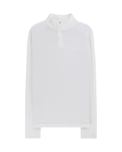 Genser<Amundsen 5mila Half Zip Monochrome Mens Genser Hvit White