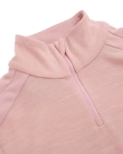 Genser<Amundsen 5Mila Half Zip Monochrome Womens Genser Rosa Blush Pink