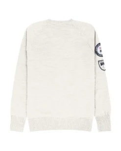 Genser<Amundsen Peak Crew Neck Womens Genser Off-White