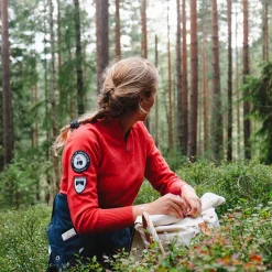 Genser<Amundsen Peak Half Zip Womens Genser Rød