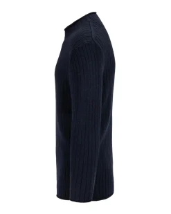 Genser<Amundsen Roald Roll Neck Mens Genser Marine