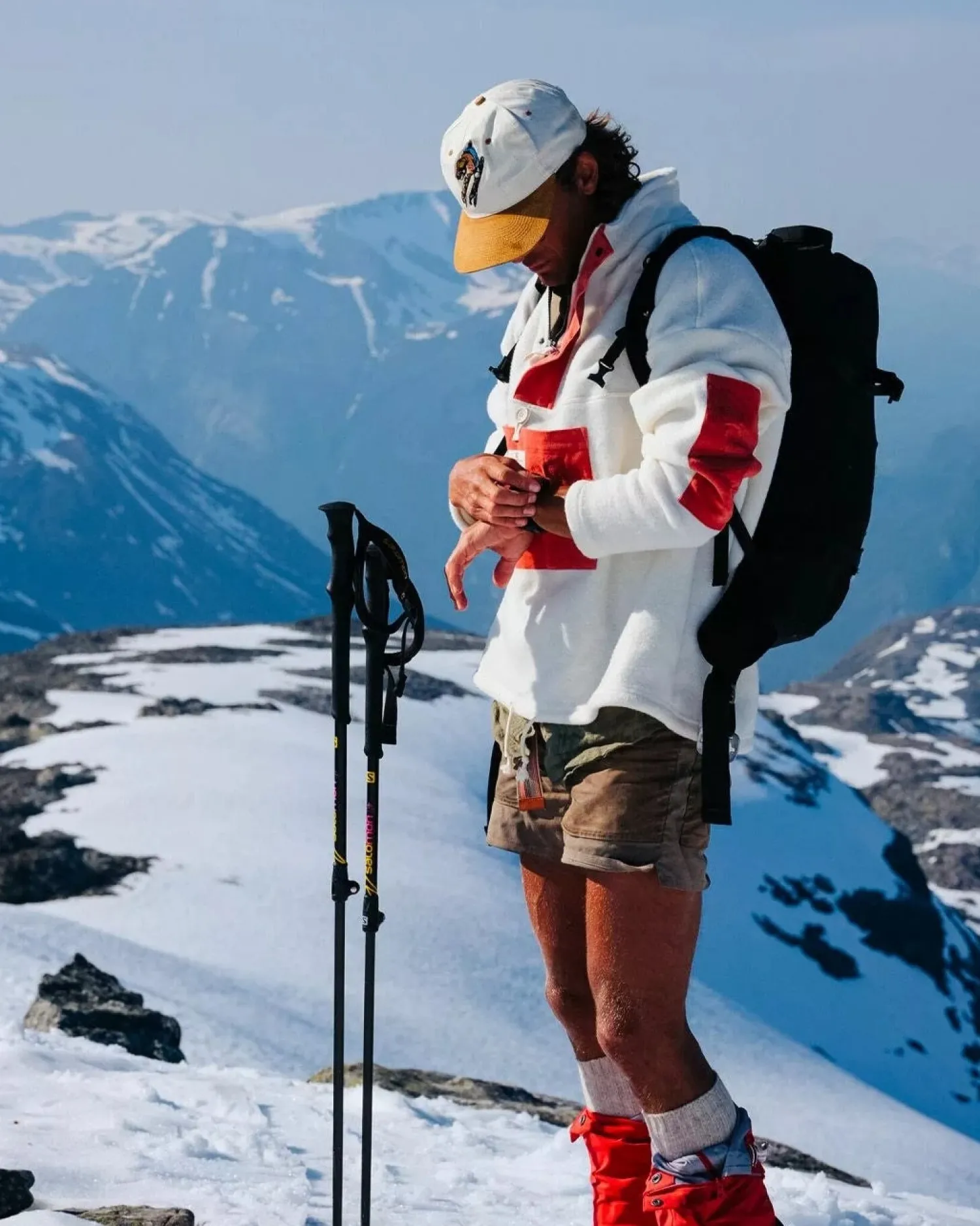 Genser<Amundsen Vagabond Cord Fleece Mens Genser Lysegrønn